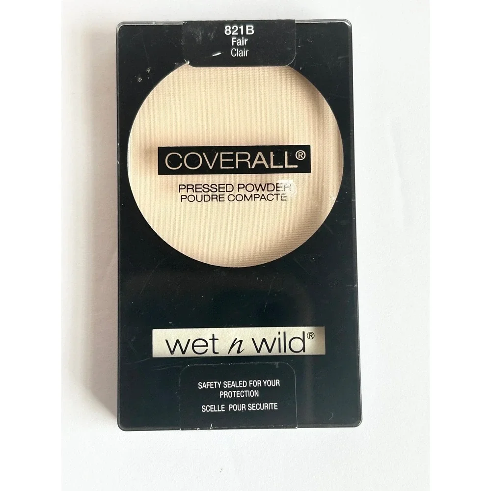 Wet n Wild Coverall Pressed Powder 821B Fair Radiant Finish 0.26oz New